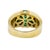 Late 20th Century Gold Emerald Ring, Size 5 For Sale - Image 4 of 4