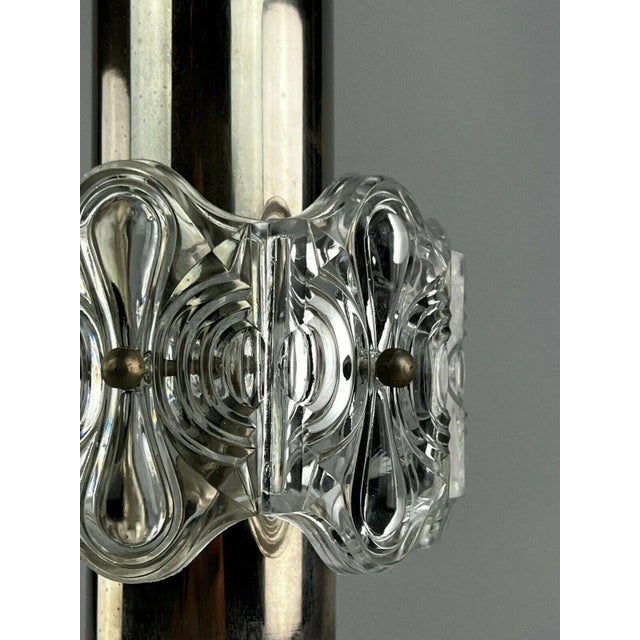 Mid-Century Space Age Glass Ceiling Pendant Lamp For Sale - Image 5 of 12