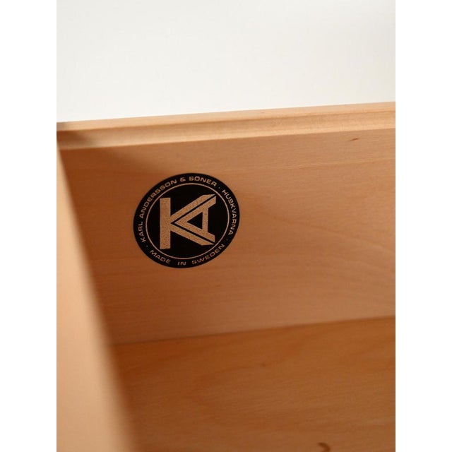 Scandinavian Birch Wardrobe by Göran Malmvall for Karl Andersson & Söner, 1960s For Sale - Image 6 of 14