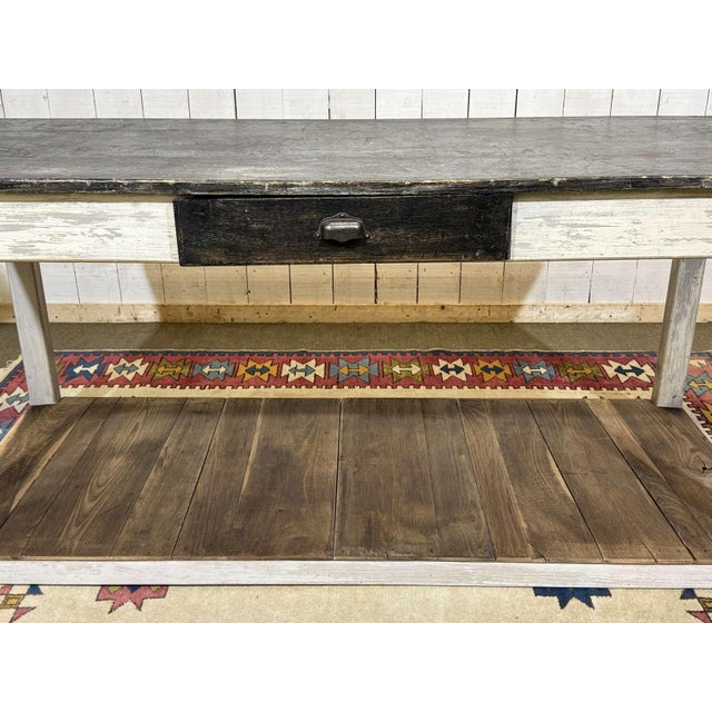 Drapers Table in Fir and Chestnut, 1930s For Sale - Image 5 of 18