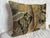 Mid-Century Modern 17th Century Flemish Tapestry Verdure Floral Pillow For Sale - Image 3 of 4