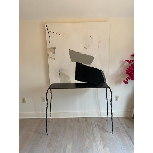 Vintage Giacometti style patina console table Such a unique piece