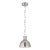 Thomas O'Brien for Visual Comfort Signature Hicks Small Pendant in Polished Nickel with Acrylic Diffuser For Sale