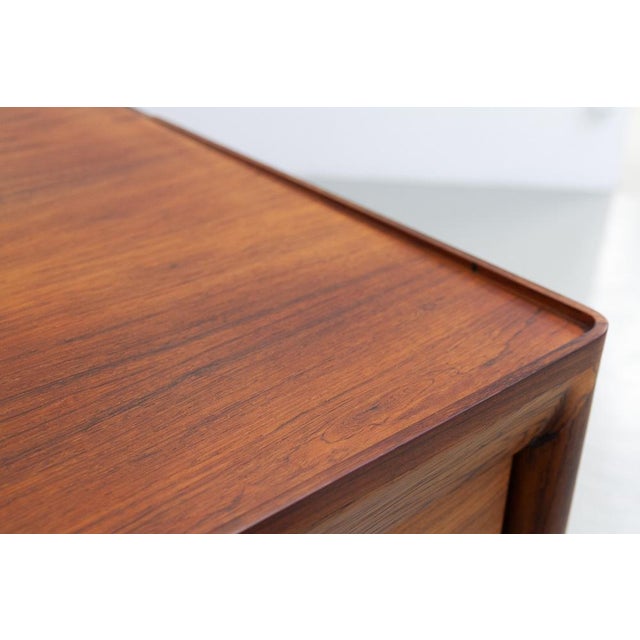 Vintage Danish Rosewood Desk from Erik Riisager Hansen, 1950s For Sale - Image 9 of 18