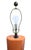 Pumpkin Late 20th Century Robert Abbey Orange Ceramic Table Lamp With Wooden Base and Finial For Sale - Image 8 of 11