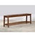 Wood Vintage Indian Teakwood Bench For Sale - Image 7 of 7