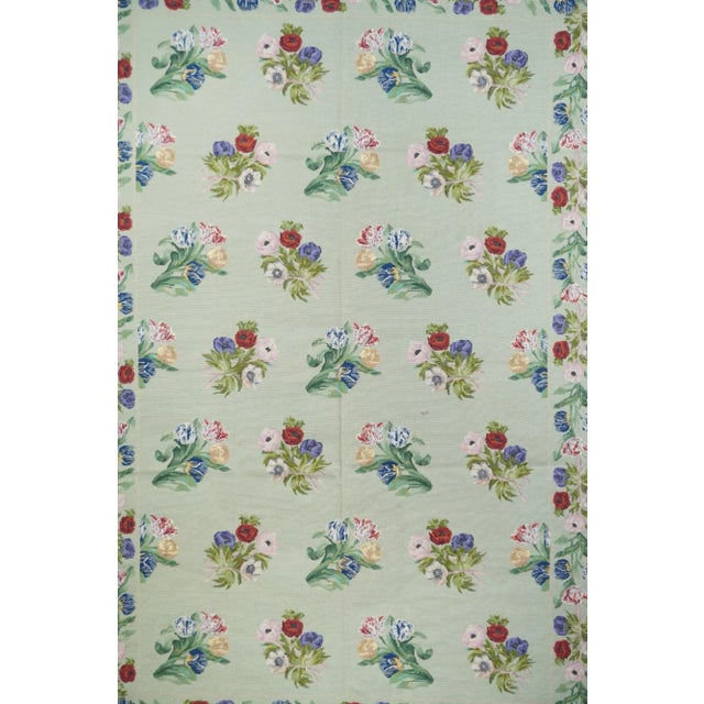 French French Aubusson Design Rug 6'0" X 9'0" For Sale - Image 3 of 10