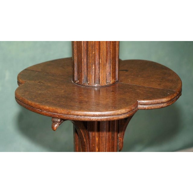 Antique Regency Carved Hardwood 3-Tier Jardinier with Dolphin Supports, 1820 For Sale - Image 13 of 18