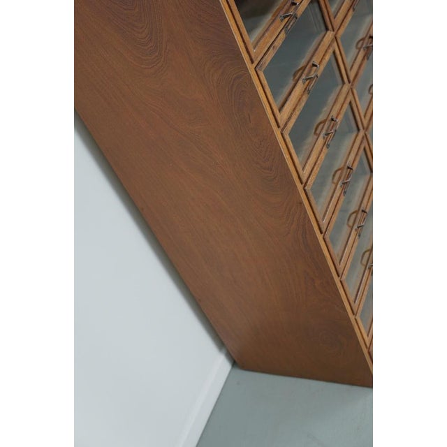 1930s Vintage Dutch Oak Haberdashery Shop Cabinet, 1930s For Sale - Image 5 of 15