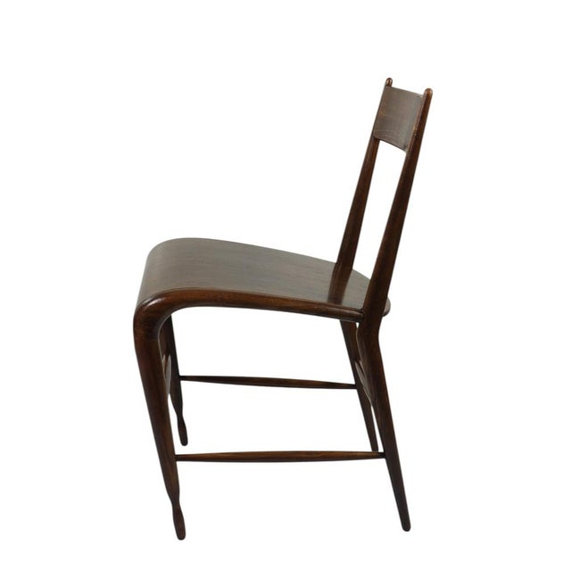 Robin Chairs in Chestnut by Massimo Iosa Ghini for Calligaris, 1989, Set of 4 For Sale - Image 9 of 18