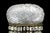Transparent Antique American Brilliant Period Cut Glass Mushroom Lamp With Crystal Prisms For Sale - Image 8 of 9