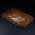 Traditional Vintage Wood Tray With Mother-of-Pearl Bird and Floral Inlay For Sale - Image 3 of 9