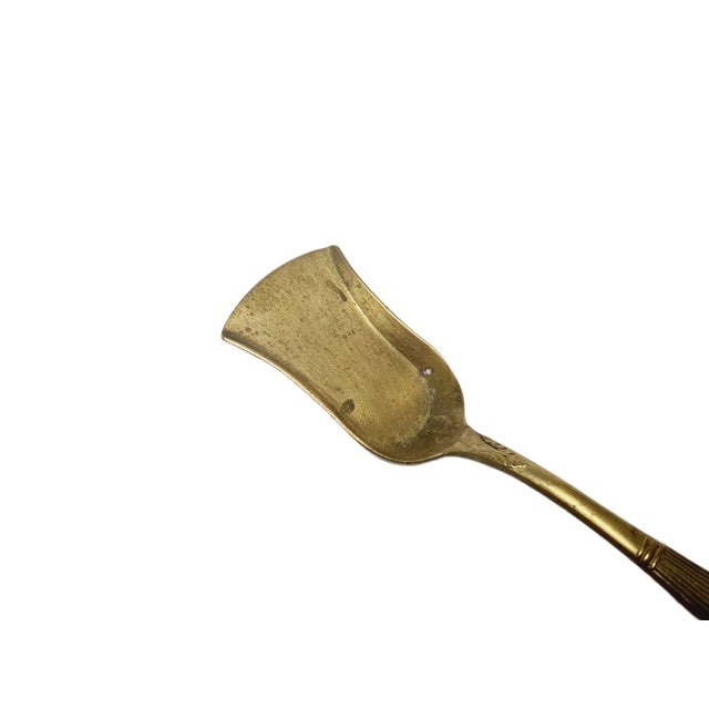 Art Nouveau Style Sugar Bowl Spoon by Hersch Mordka Spiro, Poland, 1930s For Sale - Image 4 of 9
