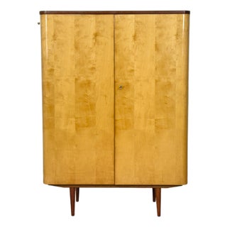 Stylish Mid-Century Wardrobe / 1960s Linen Closet / Vintage Wardrobe For Sale