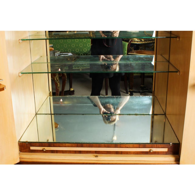 20th Century Burr Walnut Cocktail Cabinet For Sale - Image 14 of 18