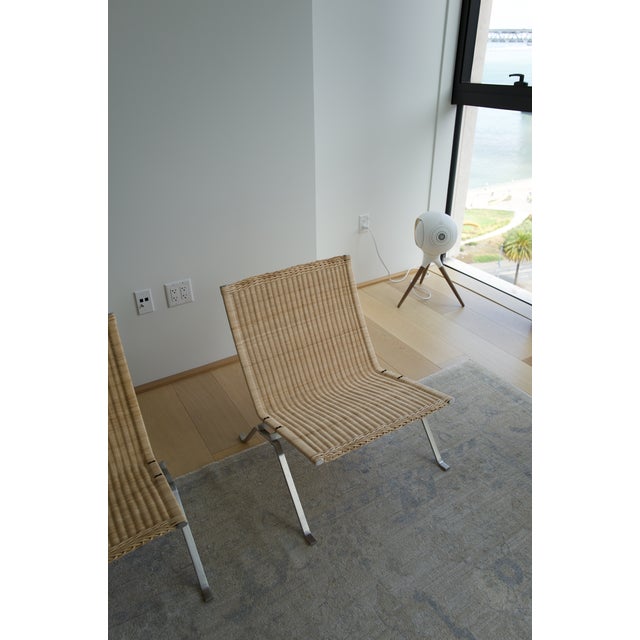Poul Kjaerholm Pk22 Easy Chair in Wicker For Sale - Image 9 of 10