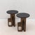 Side Table in Black Shagreen With Bronze Patina and Black Brass by Kifu Paris For Sale - Image 11 of 12