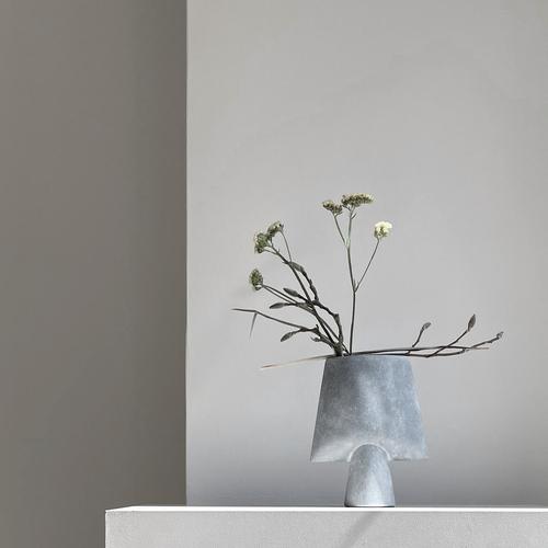 A set of 4 dark grey mini sphere vase square by 101 copenhagen designed by kristian sofus hansen & tommy hyldahl...