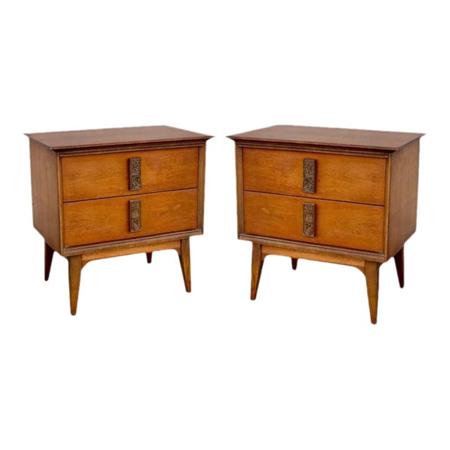 Vintage Mid Century Modern End Tables Set of 2 Chairish