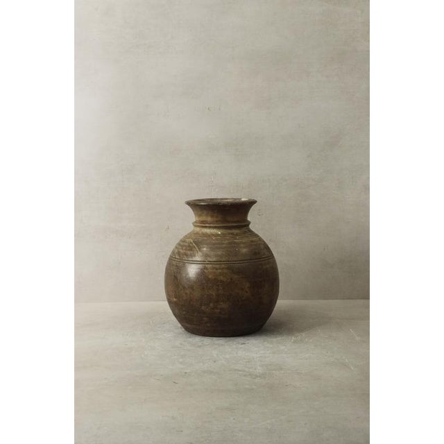 Vintage Teak Vase For Sale - Image 5 of 6