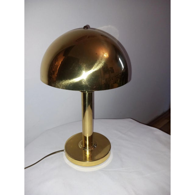 Vintage Brass Table Lamp For Sale - Image 4 of 6