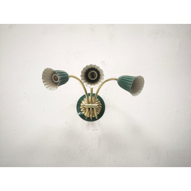 Sputnik Wall Light from Tre Luci, 1940s, in Very Good conditions. Designed 1920 to 1949 Up to 250V (Europe/UK...