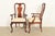 Thomasville Queen Anne Carved Solid Mahogany Dining Chairs, Set of Eight For Sale - Image 12 of 15