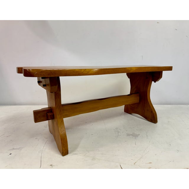 Mid-Century Elm Coffee Table, 1960s For Sale - Image 10 of 14