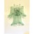 Contemporary Italian Murano Glass Selle Sconces with Green Water Hue by Simoeng, Set of 2 For Sale - Image 3 of 13