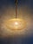 Large Vintage Pendant Light in Clear Glass Inlaid with Gold Glitter, Germany, 1970 For Sale - Image 6 of 12