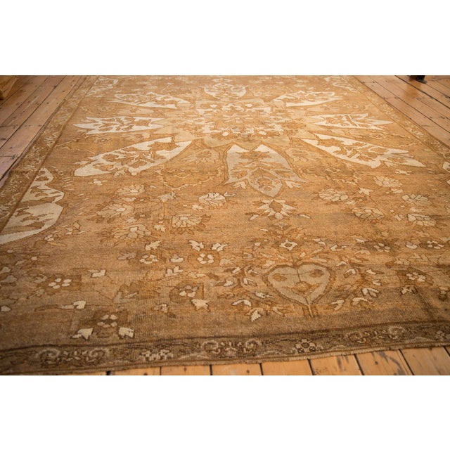 Vintage Distressed Kars Carpet - 8'4" x 10'9" For Sale - Image 10 of 11