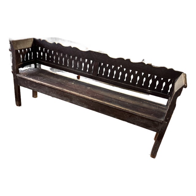 Antique Wood Bench For Sale