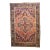 Vintage Persian Heriz Wool 13x20 Red, Orange & Black Handmade Oversized Area Rug #9902086 For Sale