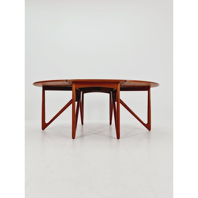 Mid-Century Modern Danish Drop Leaf Teak Dining Table from Niels Koefoed, 1960s For Sale - Image 3 of 18