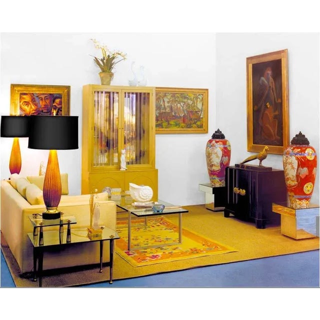 Monumental Antique Japanese Kutani Vases - a Pair For Sale - Image 12 of 12