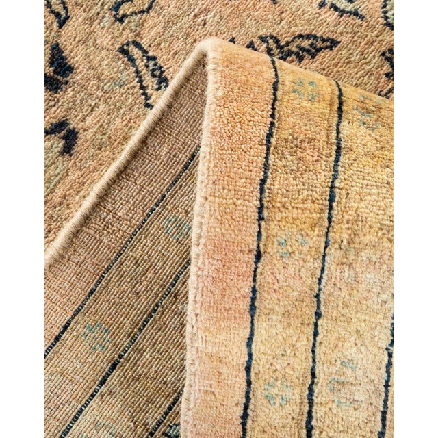 Mogul, One-of-a-Kind Hand-Knotted Area Rug in Beige, 9' 3" x 12' 0" For Sale In New York - Image 6 of 8
