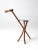 Brown Vintage Stafford-Johnson Walking Stick Stool For Sale - Image 8 of 13