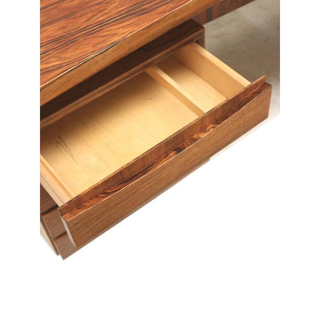 Wood Large Rosewood Boomerang Desk, 1960s For Sale - Image 7 of 10