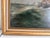 Antique Oil Painting Dutch Marine Seascape Sailing Boats Coastal Scene Unsigned For Sale - Image 9 of 10