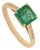 1.63ct Square Cut Zambian Emerald Diamond 14k Gold Victorian Engagement Ring Size 8 For Sale