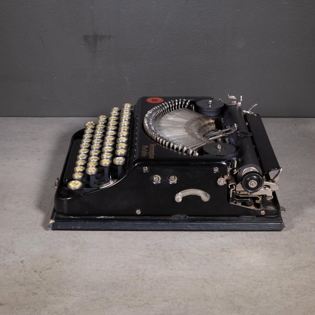 Antique Remington Portable Model No. 1 Typewriter and Case c.1920 For Sale - Image 10 of 10