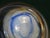 Late 20th Century Art Glass Vase Micheal Nourot Cased Rust and Blue For Sale - Image 6 of 13
