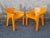 Italian Gaudi Chairs by Vico Magistretti for Artemide, Italy, 1970s, Set of 2, in Restored conditions. Designed 1960 to...