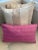 Transitional Contemporary FirmaMenta Fuchsia Pink Herringbone Wool Lumbar Pillow For Sale - Image 3 of 6