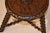 Brown Late 19th Century French Oak Tripod Stool For Sale - Image 8 of 10