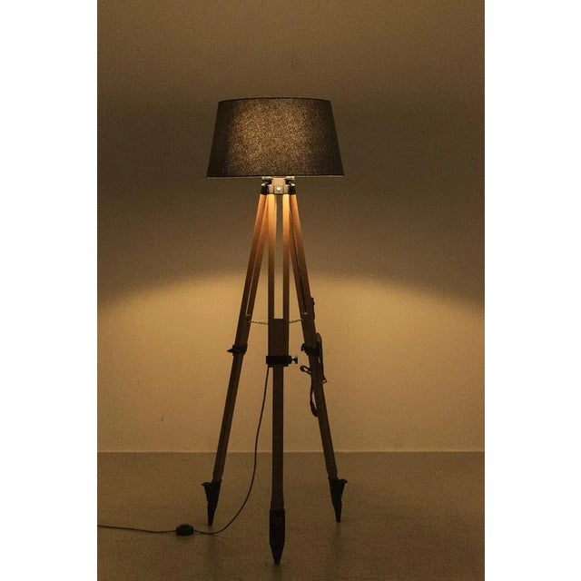Vintage Industrial Floor Lamp For Sale - Image 4 of 11