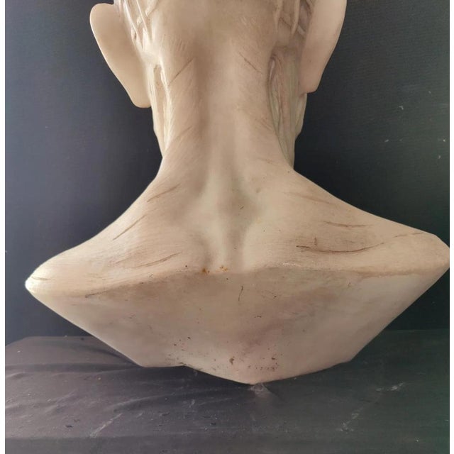 After Houdon, Anatomical Bust, Carrara Marble For Sale - Image 11 of 12