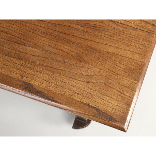 1950s American Western Ranch Oak Table Chairish