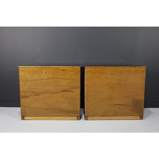 Pair of Mid 20th Century Nightstands in Mahogany by Edward Wormley for Dunbar For Sale - Image 10 of 11