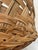 Vintage Artisan Handcrafted Round Rattan Basket For Sale - Image 11 of 11
